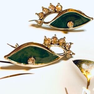 Beautiful Evil Eyes Rhinestones Earrings